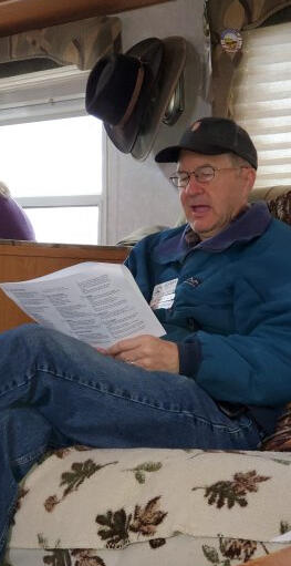 Jerry is singing along.